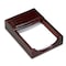 Dacasso Brown Crocodile Embossed Leather 4" x 6" Memo Holder AG-2009 - alternate 1